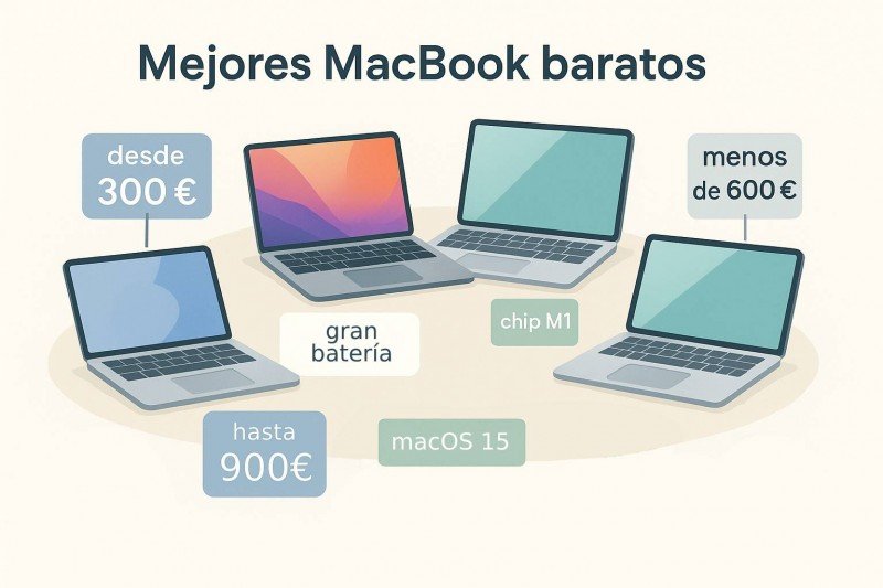 Mejores MacBook baratos: modelos recomendados por menos de 300 €, 500 € y 900 €