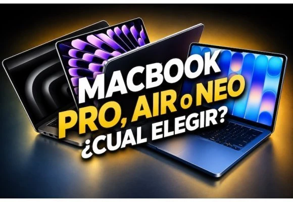 Resolvemos la gran duda: MacBook Neo, MacBook Air o MacBook Pro ¿Cual elegir?